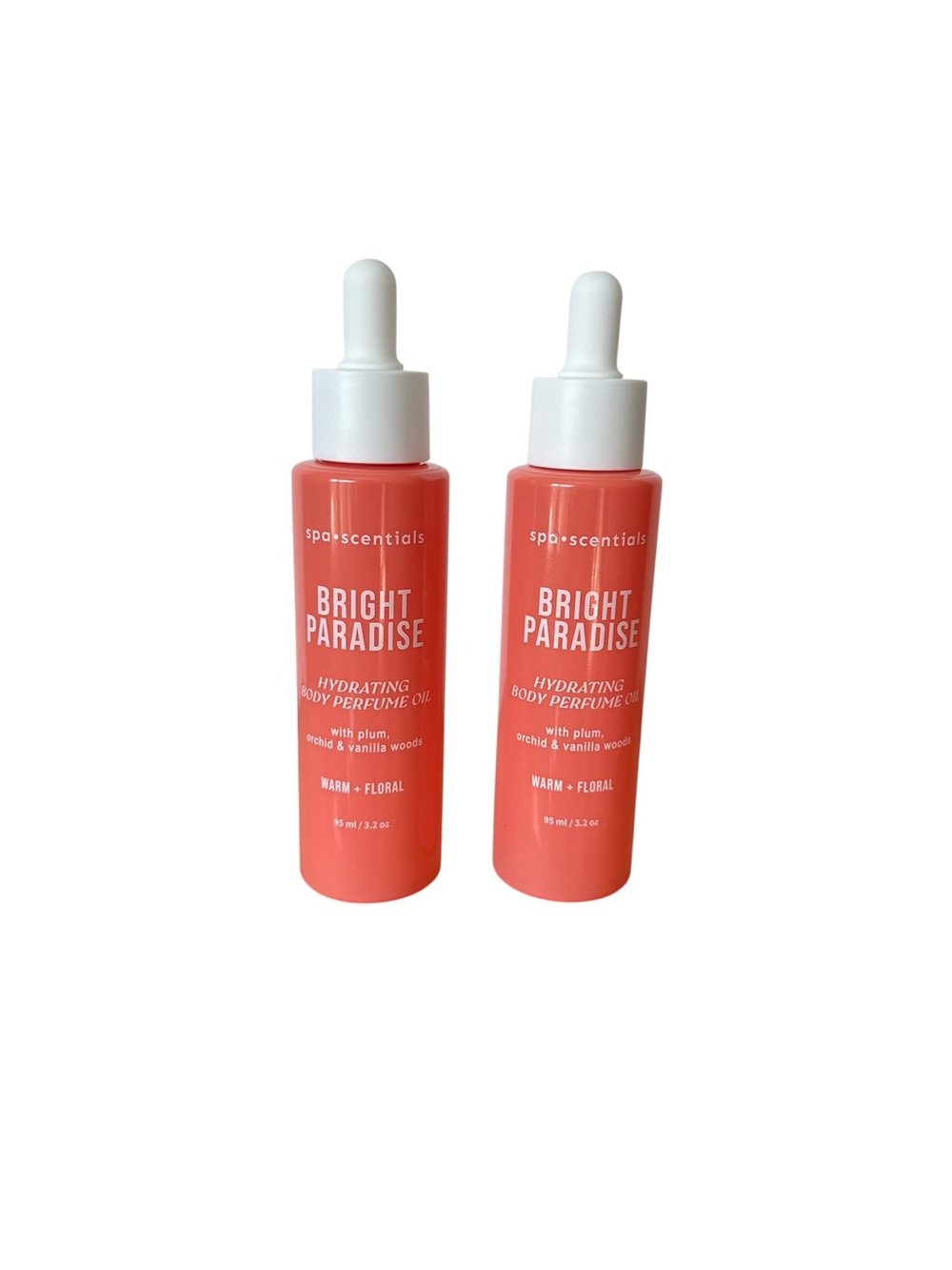 Spa Scentials Bright Paradise (Plum, Orchid, Vanilla) Hydrating Body Perfume Oil
